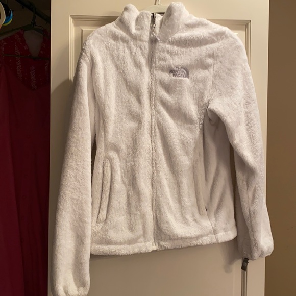 White furry north face jacket - Picture 1 of 3